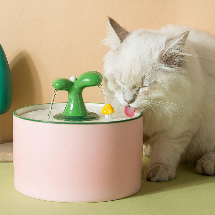 Spring Series Cat Water Fountain