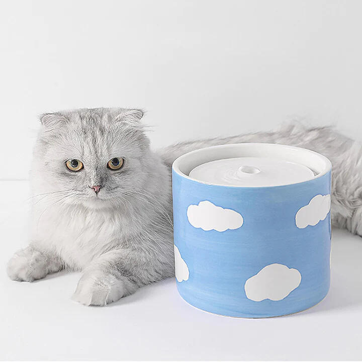 Cloud Cat Water Fountain